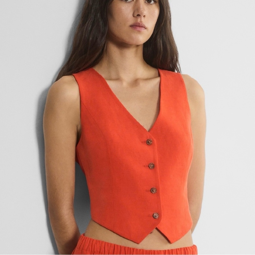 Wilfred CruiseLinen Orange Vest